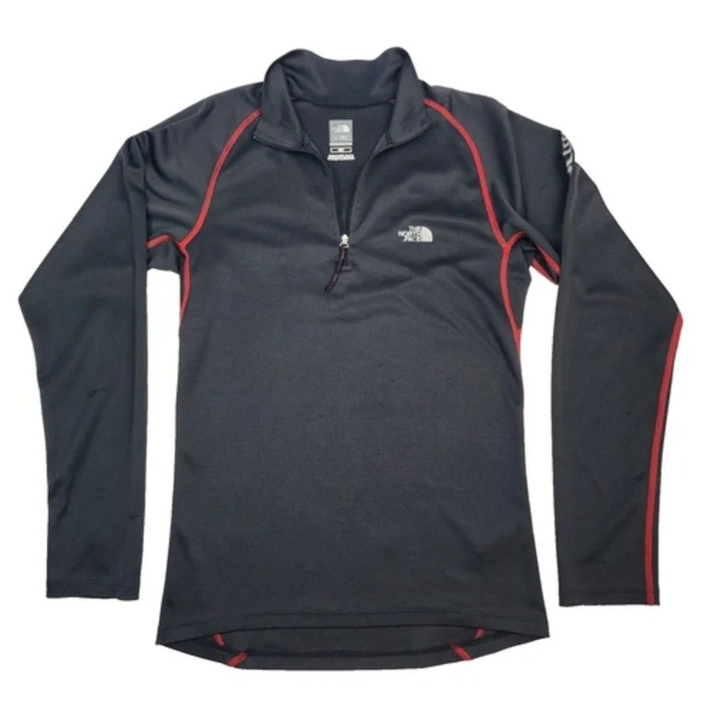 North Face Mens Shirt Size S Black Long Sleeve Flight Series‎ Outdoors Athletic